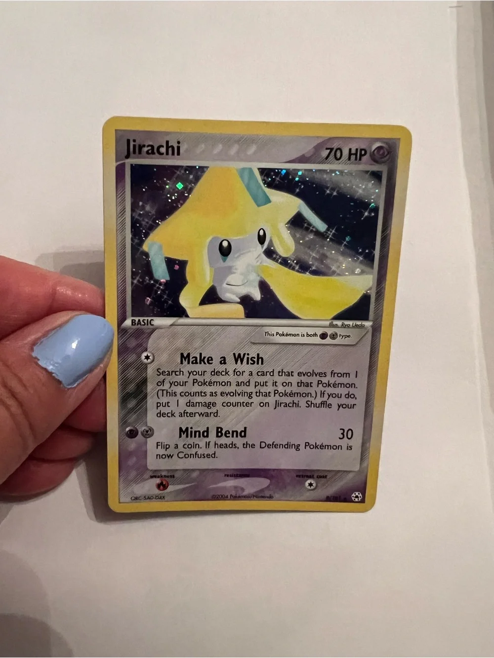 2004 RARE Jirachi 8/101 Hidden Legends Holo Pokemon Cards